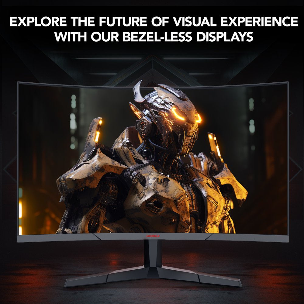 27 Inch Curved Gaming Monitor, 165Hz 1Ms FHD Computer Monitors, 100% Srgb,Adaptive Sync,27E6C